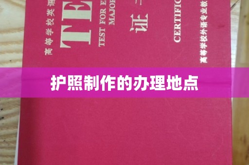 虾峙护照制作的办理地点