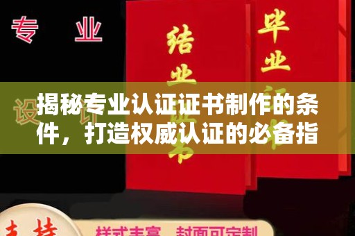 虾峙揭秘专业认证证书制作的条件，打造权威认证的必备指南