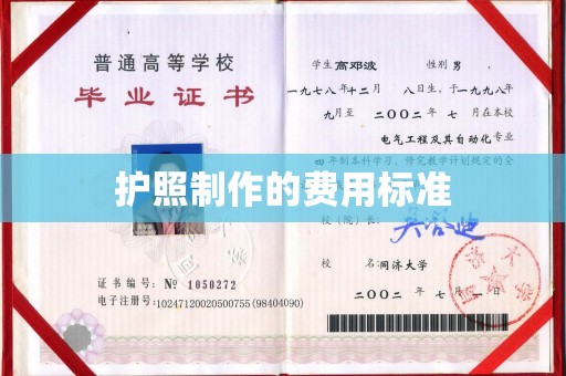 虾峙护照制作的费用标准